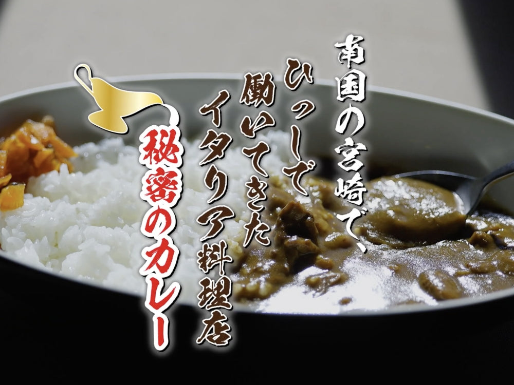 南国の宮崎でひっしで働いてきたイタリア料理店 秘密のカレー(180g×5パック)